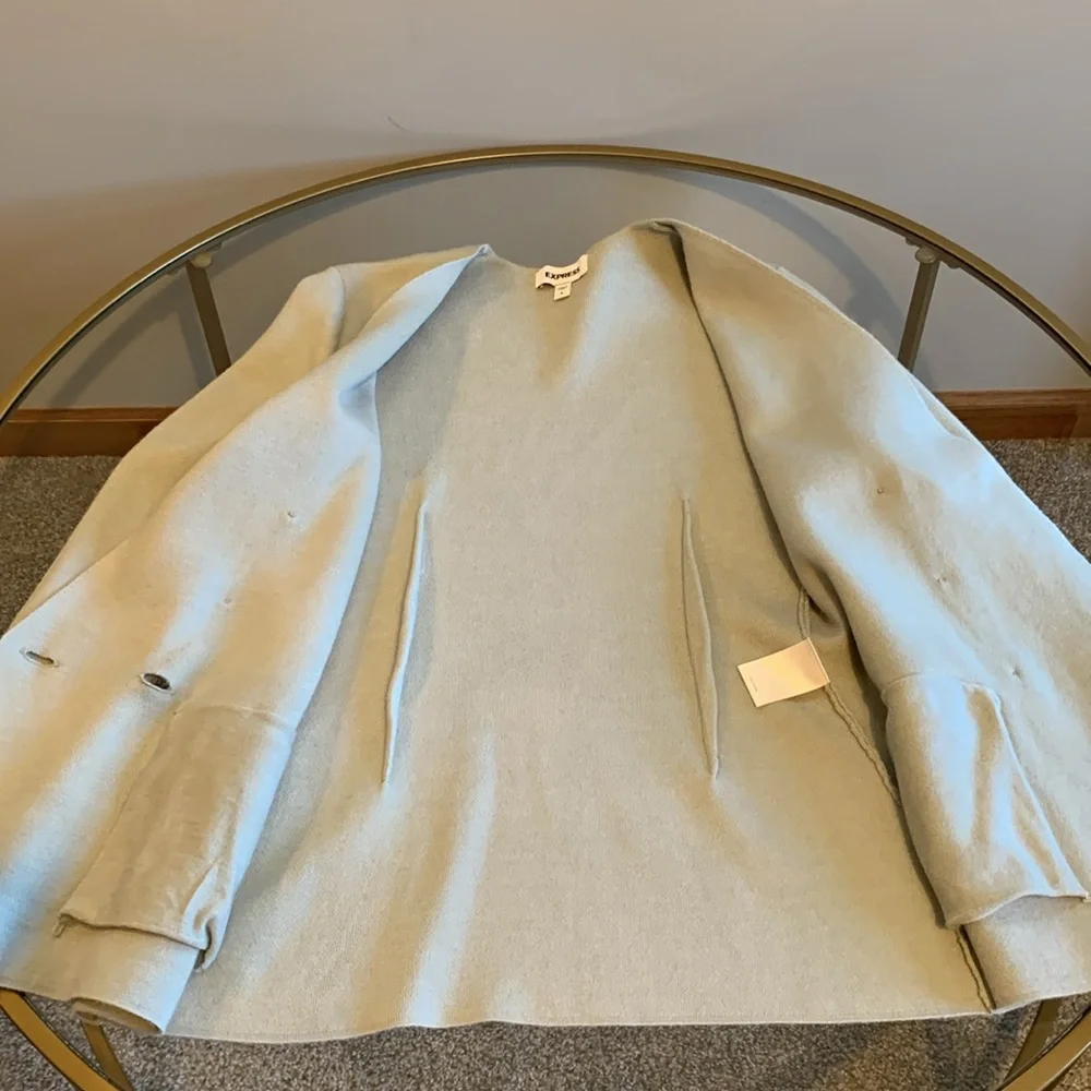 Express Double Breasted Sweater Blazer Size S - Picture 11 of 16